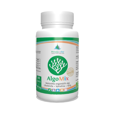 Algomix tablete od organske hlorele, spiruline i kelpa 500 tableta
