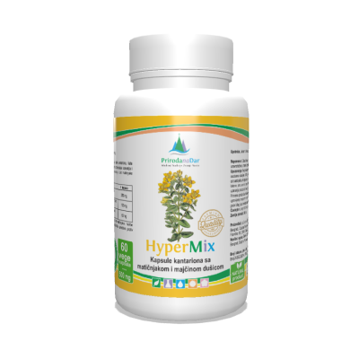HyperMix kapsule kantariona za psihu i mentalno zdravlje 60 x 500 mg