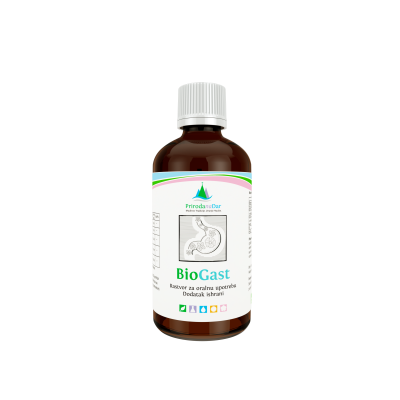 BioGast kapi za gastritis, gerb, povišenu kiselinu i Helikobakter pilori 100 ml