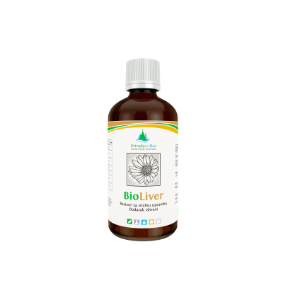 BioLiver kapi za čišćenje masne jetre i protiv visokog holesterola, triglecirida i ateroskleroze 100 ml