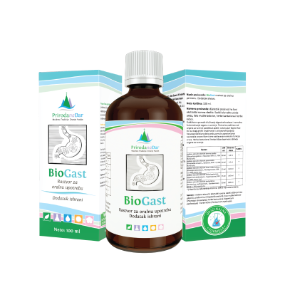 BioGast kapi za gastritis, gerb, povišenu kiselinu i Helikobakter pilori 100 ml