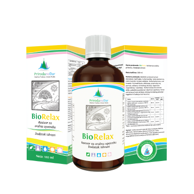 BioRelax kapi za smirenje živaca i opuštanje, biljne kapi za nesanicu 100 ml