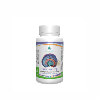 Ćuranov rep gljiva (Coriolus versicolor) – lekovita pečurka u kapsulama sa 30% beta glukana 60 x 500 mg