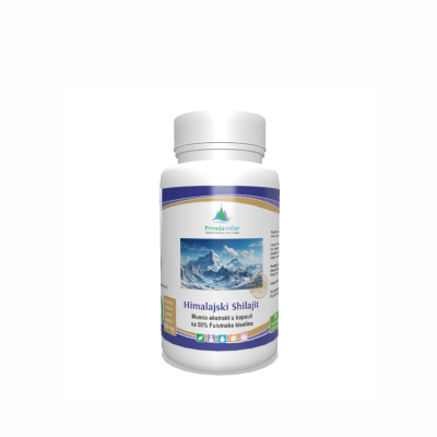 Himalajski Shilajit u kapsuli sa 50% fulvinske kiseline 60 x 500 mg - Mumio sa Tibeta