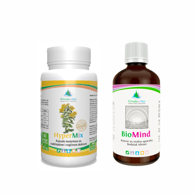Set proizvoda protiv depresije i anksioznosti, za bolje funkcionisanje glave