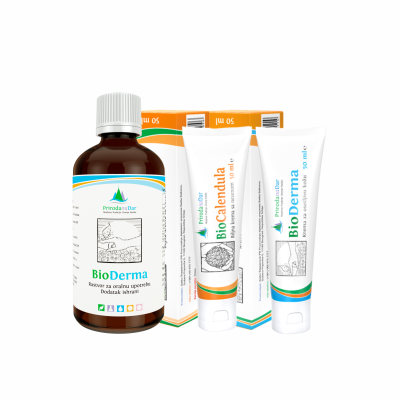BioDerma Set prirodni proizvodi za psorijazu po receptu Marije Treben
