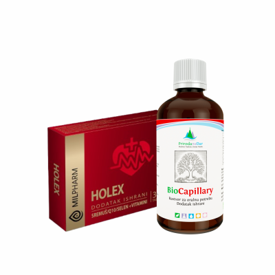 Set za jačanje srca i čišćenje naslaga na krvnim sudovima