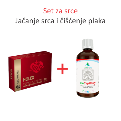 Set za jačanje srca i čišćenje naslaga na krvnim sudovima