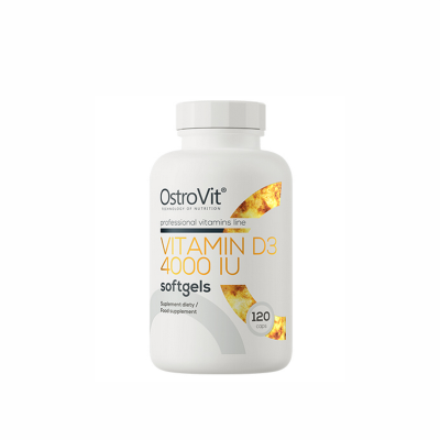 Vitamin D3 od 4000 IJ - 120 softgel kapsula za 4 meseca korišćenja