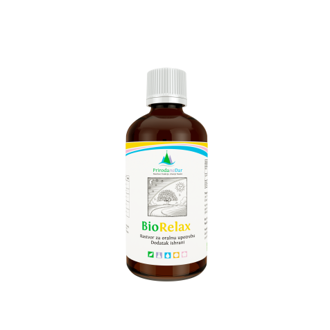 BioRelax kapi za smirenje živaca i opuštanje, biljne kapi za nesanicu 100 ml