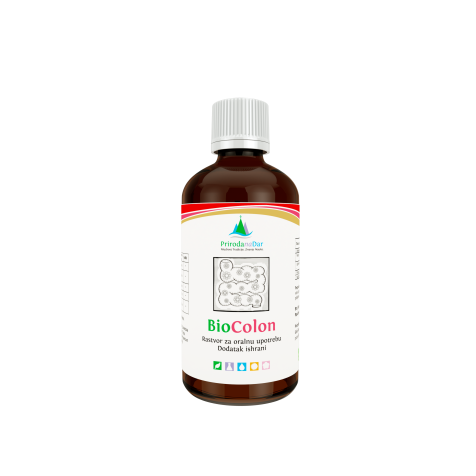 BioColon kapi za nervozna creva, IBS i nervozan stomak sa retkim i čestim stolicama 100 ml