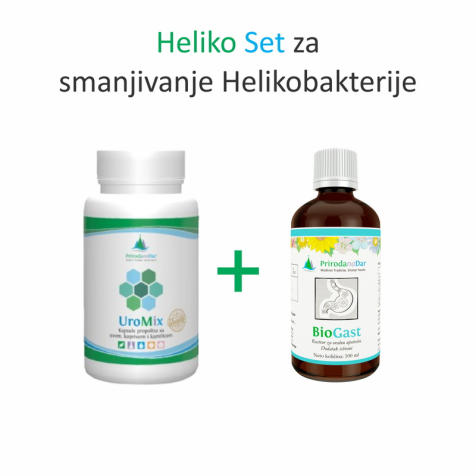 Heliko Set za smanjivanje helikobakter pilori u stomaku