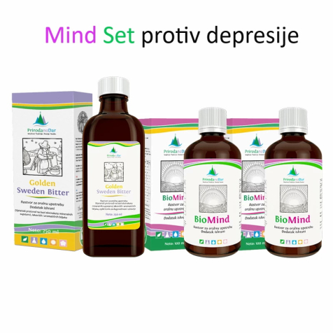 Set proizvoda protiv depresije i anksioznosti, za bolje funkcionisanje glave