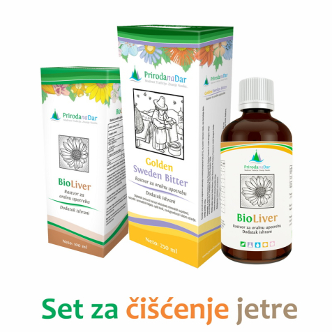 Set za čišćenje jetre, portalne vene i regeneraciju metabolizma
