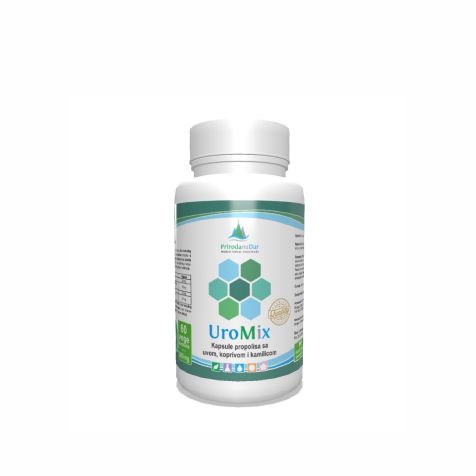 Uromix kapsule propolisa za bešiku i prostatu 60 x 500 mg