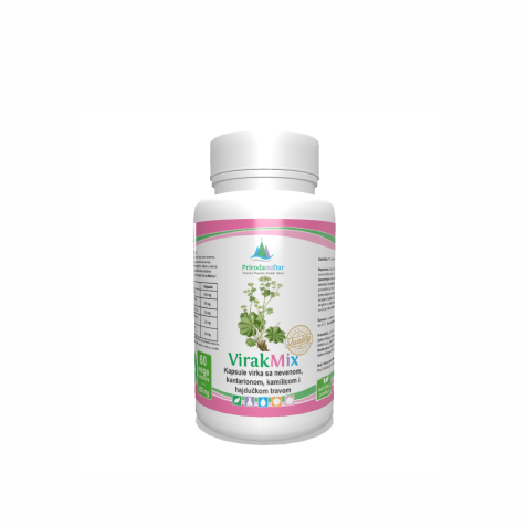 VirakMix kapsule virka sa lekovitim biljem za zdravlje žene 60 x 500 mg